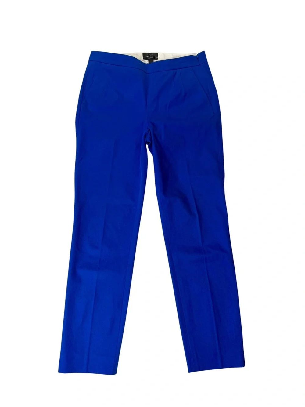 J. Crew Martie Straight Leg Pants in Cobalt Blue- Size 2